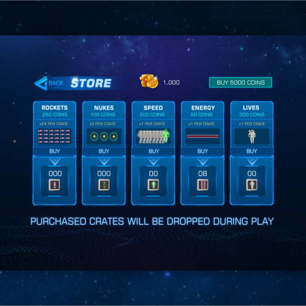 Jetman Galactic in-game store